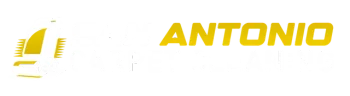San Antonio Carpet Cleaning official logo with vacuum cleaner icon